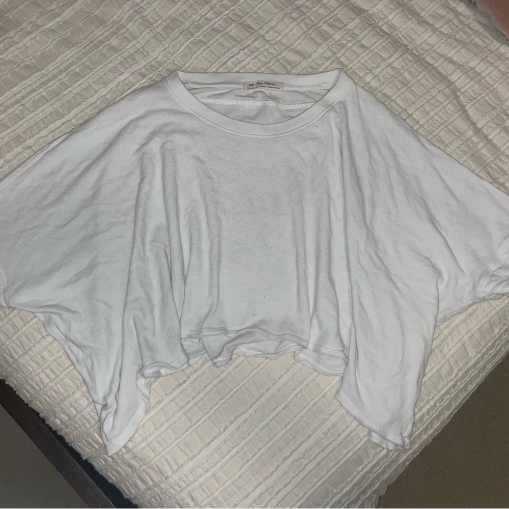 Free people “We the free CC tee” || white || Size XS